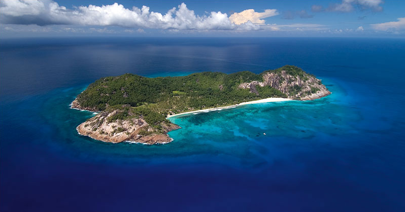 North Island Seychelles Plane View