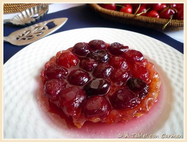 Mini Tarta Tatin de Cerezas