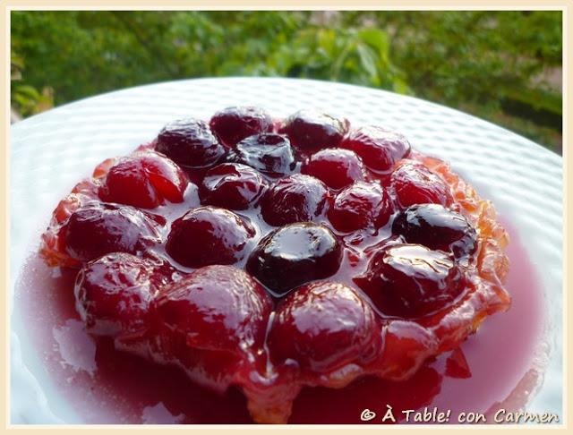 Mini Tarta Tatin de Cerezas