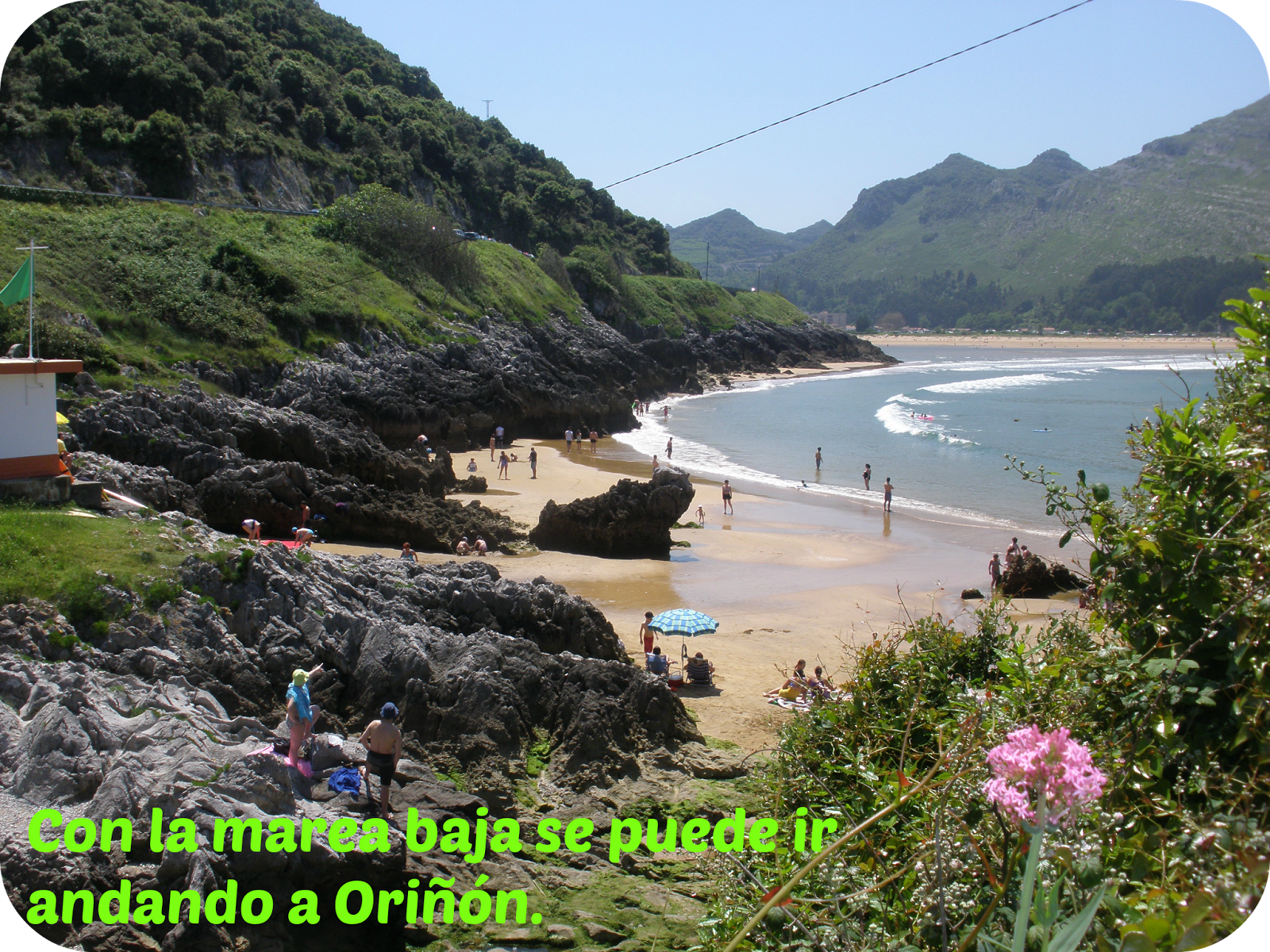 Día de playa en Islares