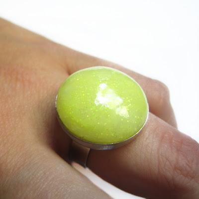 Anillos con purpurina II