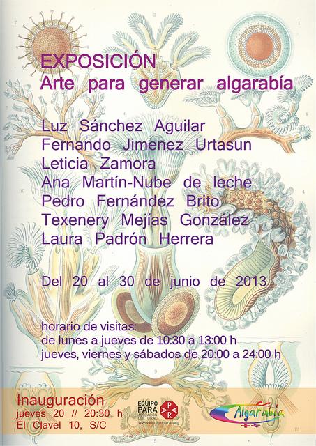 Exposición colectiva “Arte para generar Algarabía”