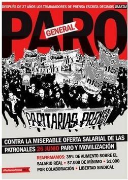 Paro general de trabajadores de prensa, en un contexto de mayor visibilización