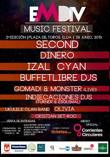 Horarios EMDIV Music Festival 2013