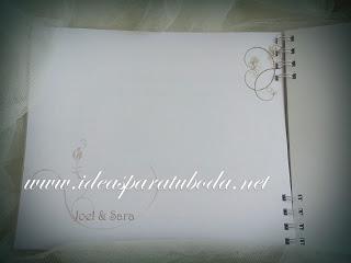 Libro de Firmas Modelo Flor