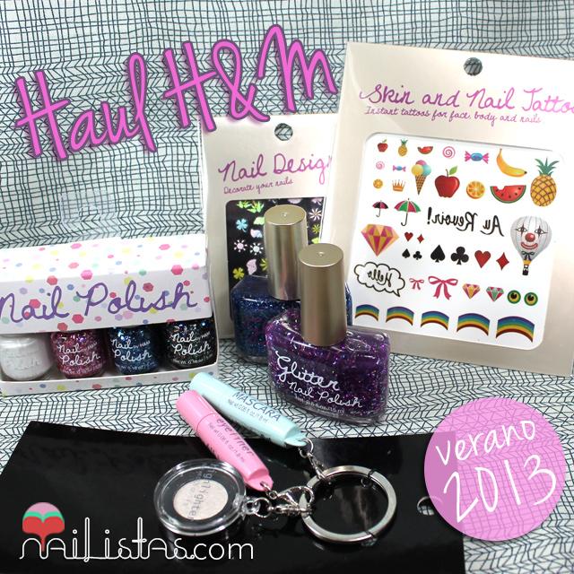 Haul compras H&M Verano 2013, nail art y esmaltes de uñas