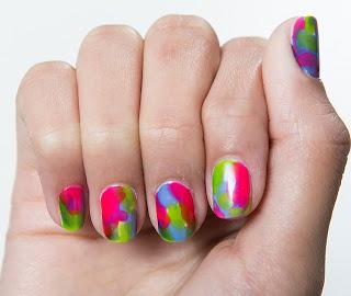 Uñas decoradas con diseño Neón paso a paso // Concurso Maybelline