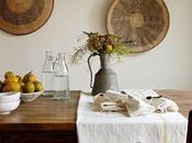 Decorar paredes cestos mimbre