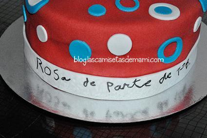 tarta circulos Una tarta con círculos para el Summer Fair