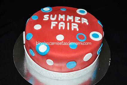 tarta circulos 1 Una tarta con círculos para el Summer Fair
