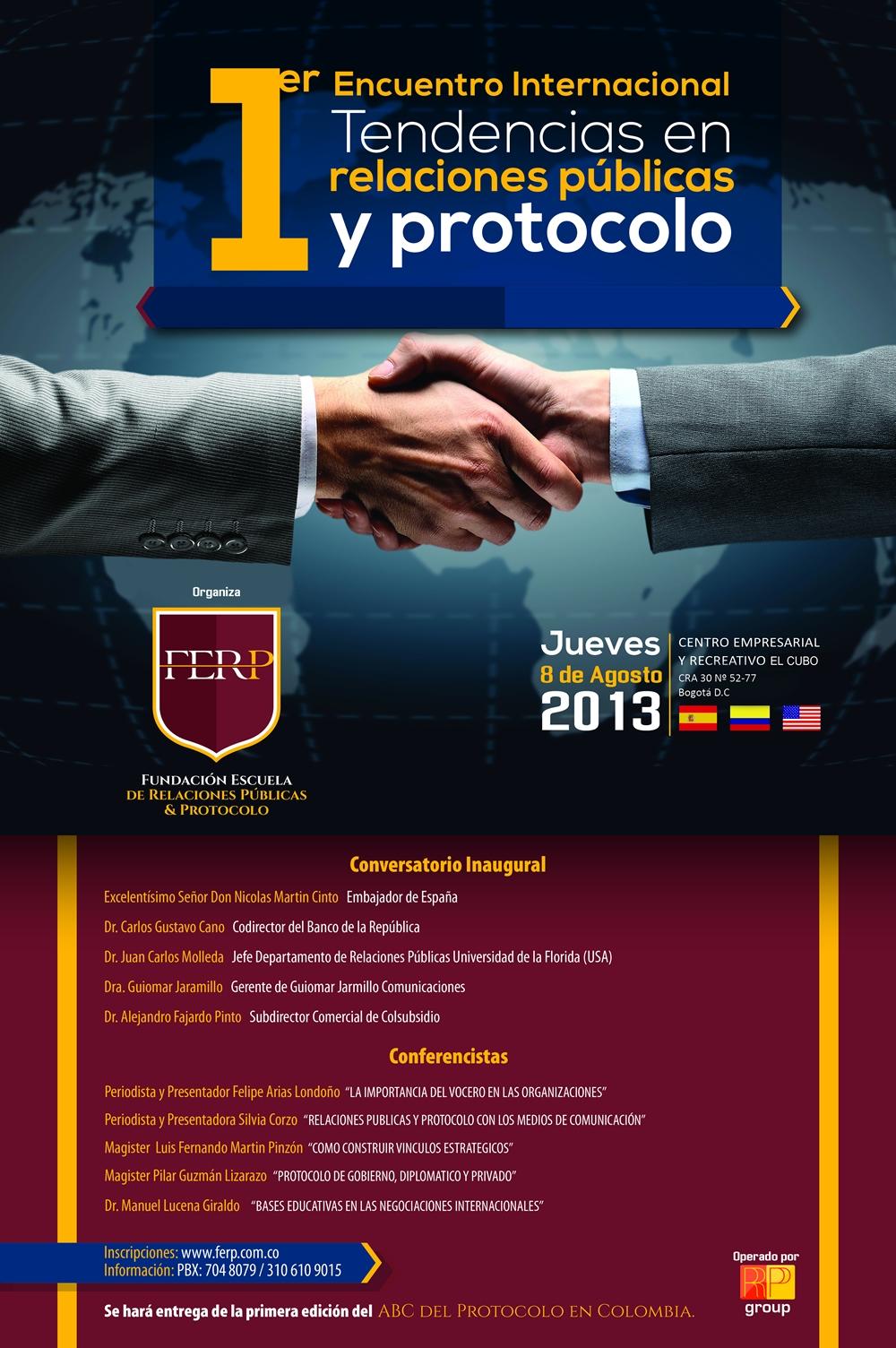 Se Llevara a Cabo el Primer Encuentro Internacional Tendencias en Relaciones Publicas y Protocolo