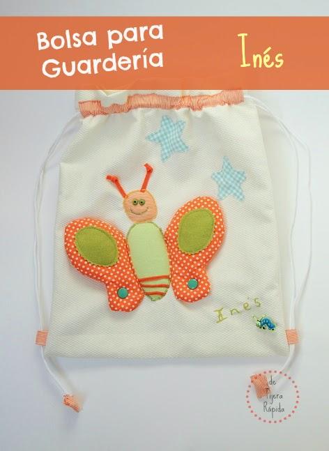 Bolsa para guarderia personalizada