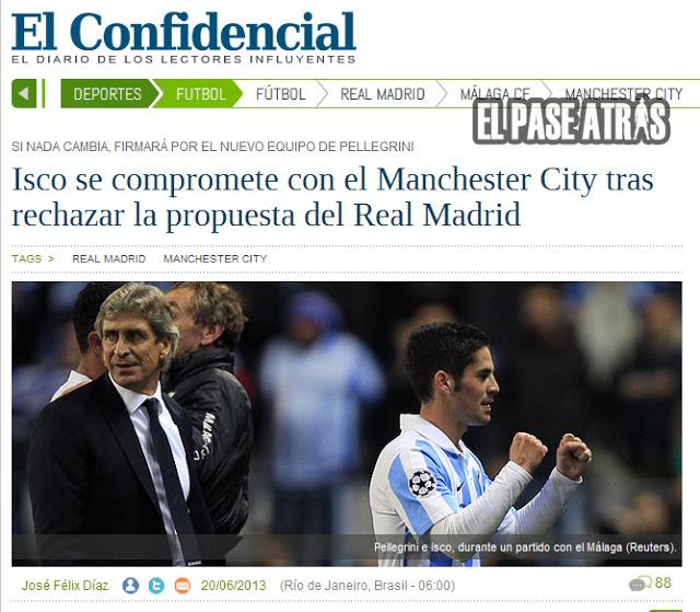 Isco dice no al Real Madrid