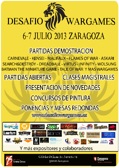 Montones de actividades para Desafío Wargames