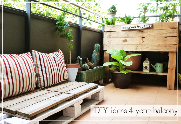 Ideas DIY para tu balcón