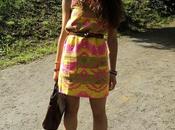 Bright colourful dress