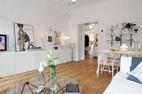 Combinando estampados. Estilo nodico en un aespacio renovado