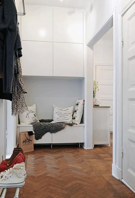 Combinando estampados. Estilo nodico en un aespacio renovado