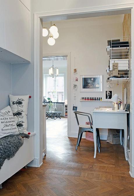 Combinando estampados. Estilo nodico en un aespacio renovado