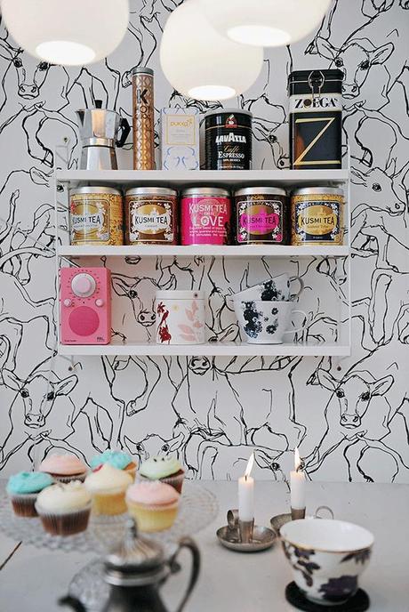 Combinando estampados. Estilo nodico en un aespacio renovado