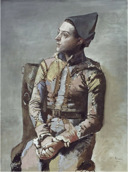 Picasso. Arlequin assis, 1923