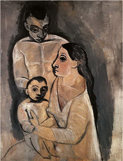 Picasso. Homme, femme et enfant (1906)