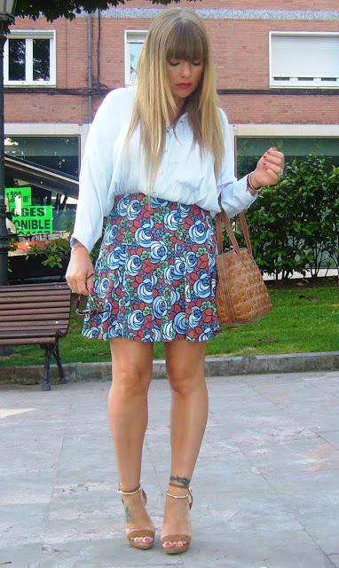 FALDA FLORAL