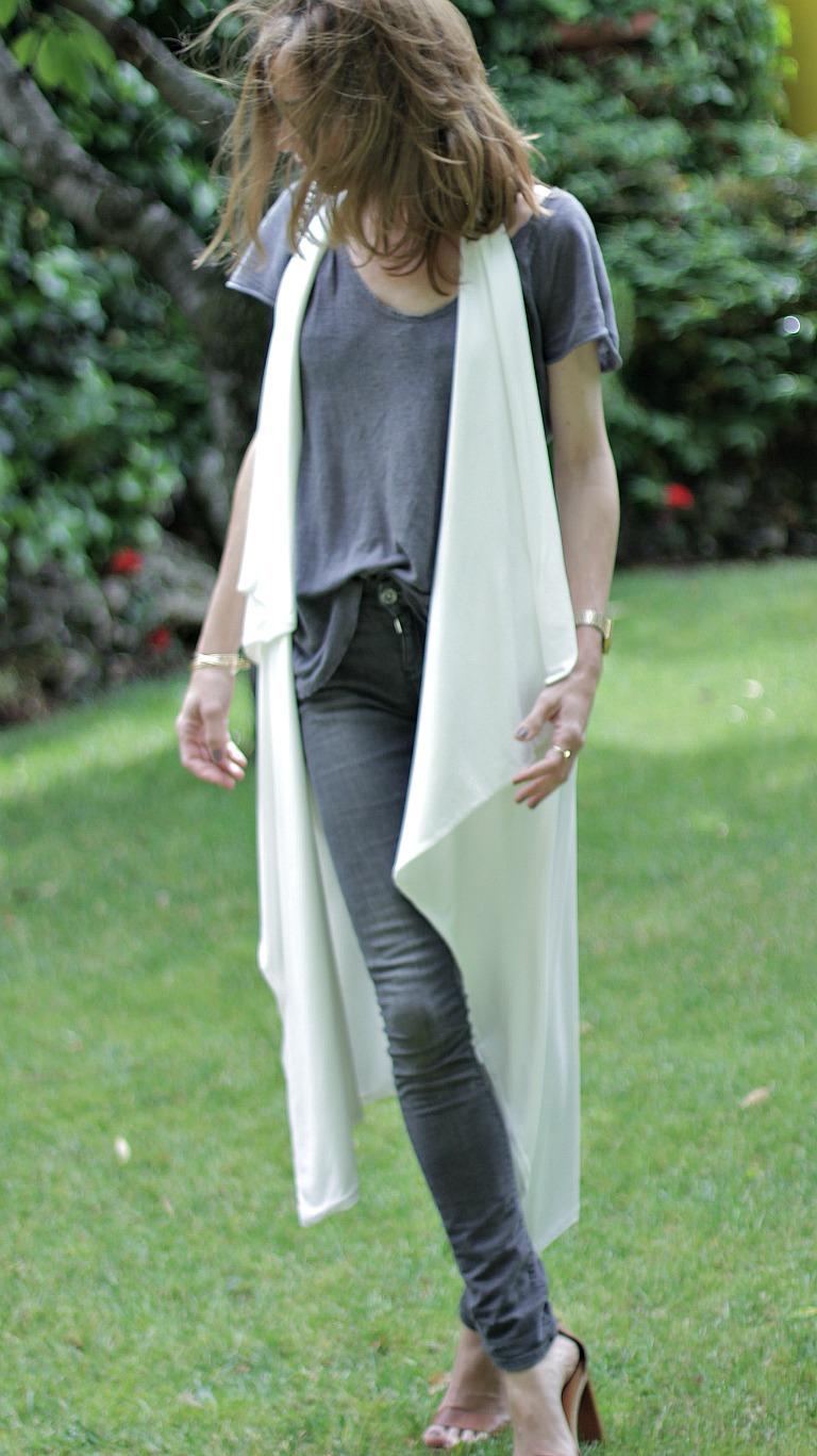 vest and dress