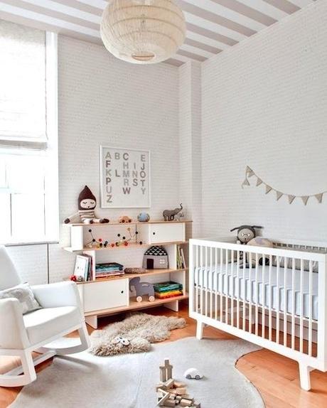 Inspiracion: Cuartos de bebe en tonos neutrales