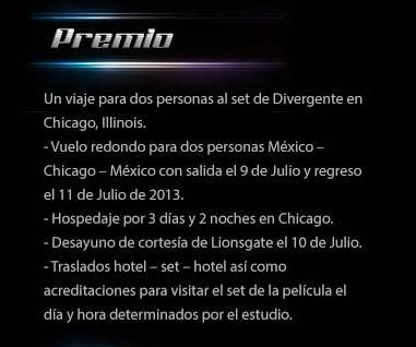 Tarjeta 40 te invita a visitar el set de Divergente en Chicago