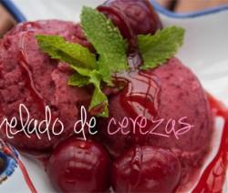 Helado de cerezas