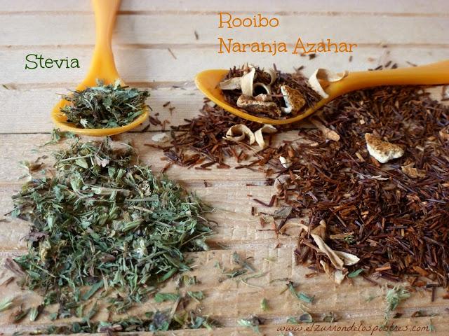 Polos de Rooibos Naranja Azahar con Stevia