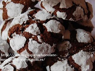 GALLETAS QUEBRADAS DE CHOCOLATE.