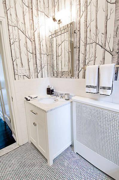 El papel pintado de troncos / Trees paperwall