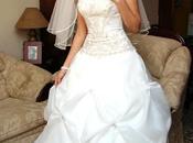 Vestido novia blanco estilo princesa