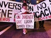 Docentes lucha educación pública digna