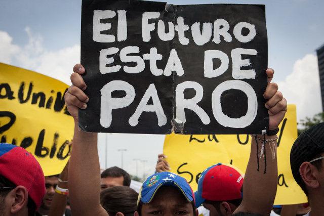 Marchas estudiantiles en Venezuela