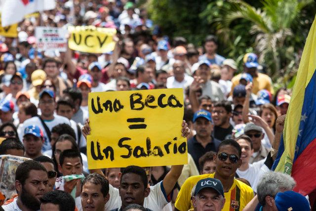 Marchas estudiantiles en Venezuela