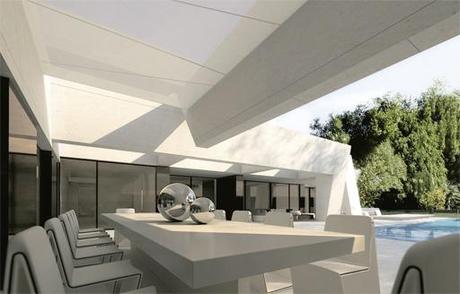 A-cero presenta imágenes de obra de la reforma de la vivienda unifamiliar en Sevilla