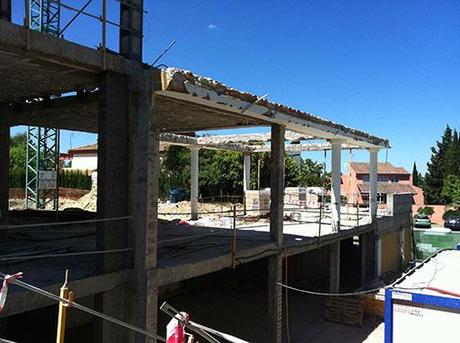 A-cero presenta imágenes de obra de la reforma de la vivienda unifamiliar en Sevilla