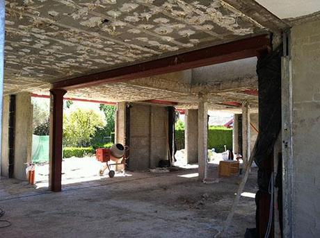 A-cero presenta imágenes de obra de la reforma de la vivienda unifamiliar en Sevilla