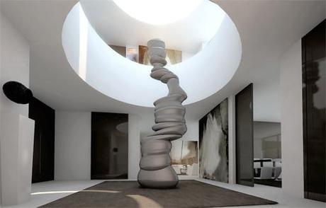 A-cero presenta imágenes de obra de la reforma de la vivienda unifamiliar en Sevilla