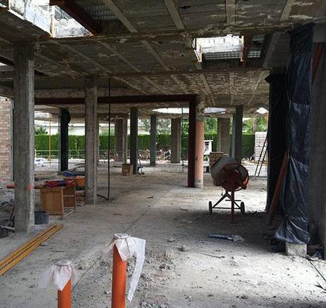 A-cero presenta imágenes de obra de la reforma de la vivienda unifamiliar en Sevilla