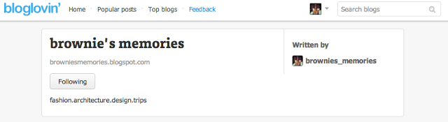 Sigueme en Bloglovin'! // Follow me on Bloglovin'