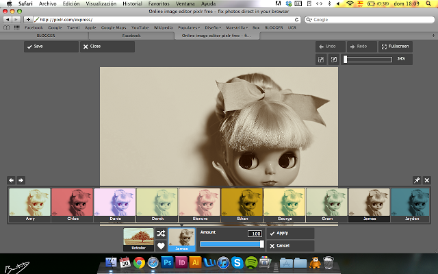 Edita tus fotografías con Pixlr