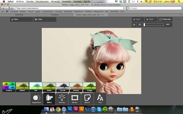 Edita tus fotografías con Pixlr