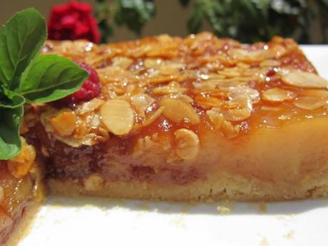 Tarta Tatín de almendra