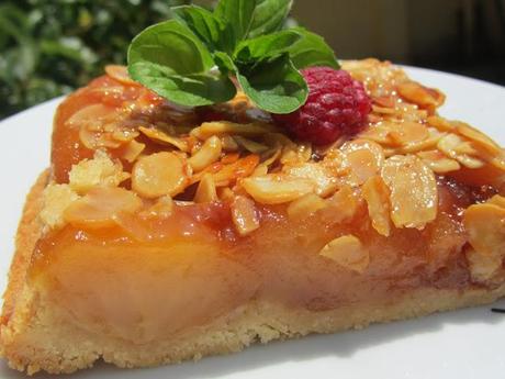 Tarta Tatín de almendra