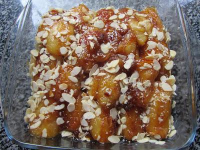 Tarta Tatín de almendra