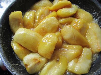 Tarta Tatín de almendra